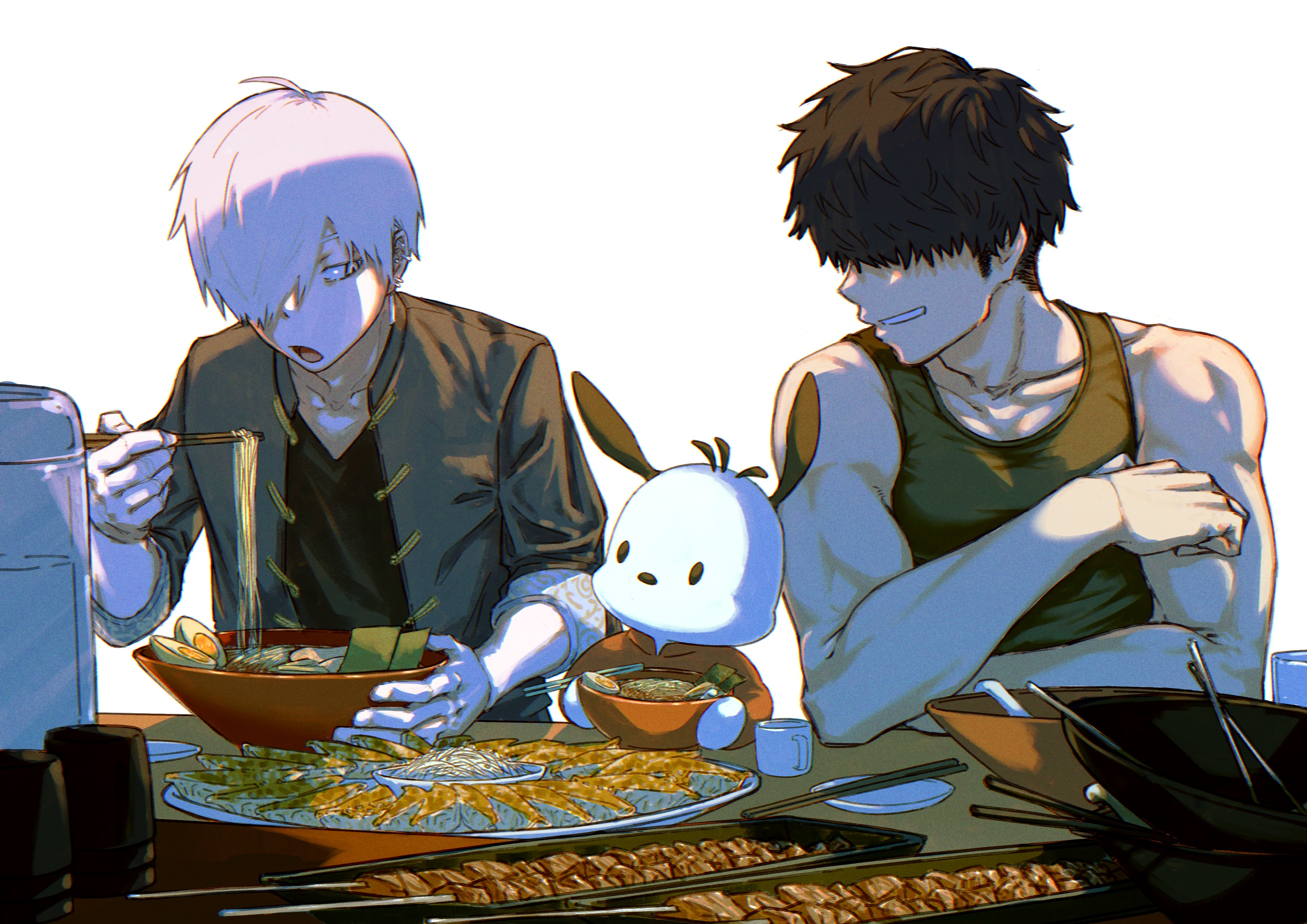 suzuri, fuyumi, and pochacco